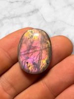 Labradorit Cabochon wunderschön pink, 30ct