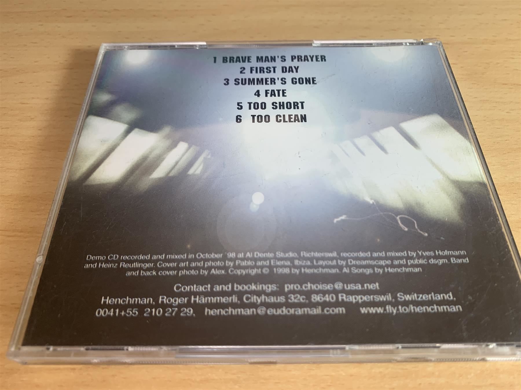 CD: Henchman - Brave Man's Prayer – Usato da Rikon im Tösstal venduto da Alpenmutz 1