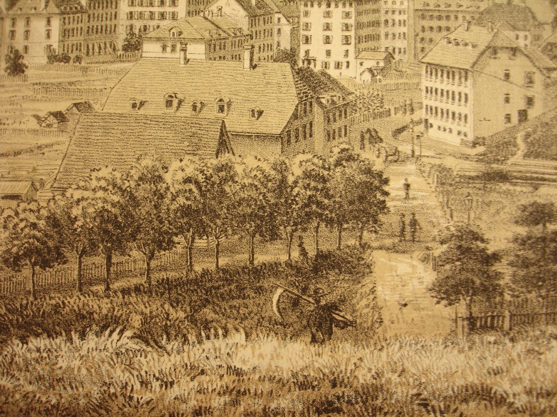 Grafica & Litografie: LE LOCLE, LITHOGRAPHIE 1881 – Usato da Grüningen venduto da Kartensammler 4