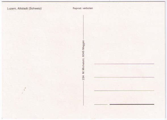 Cartoline postali: Luzern - Altstatt – Usato da Binningen venduto da Mountainrider 1