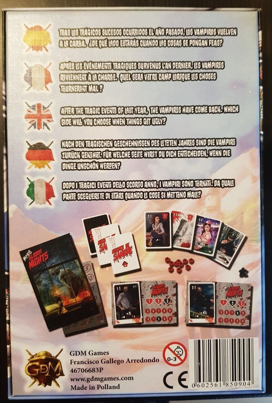 Giochi: More Bloody Nights Spiel – Usato da Altstätten SG venduto da bluedine 1