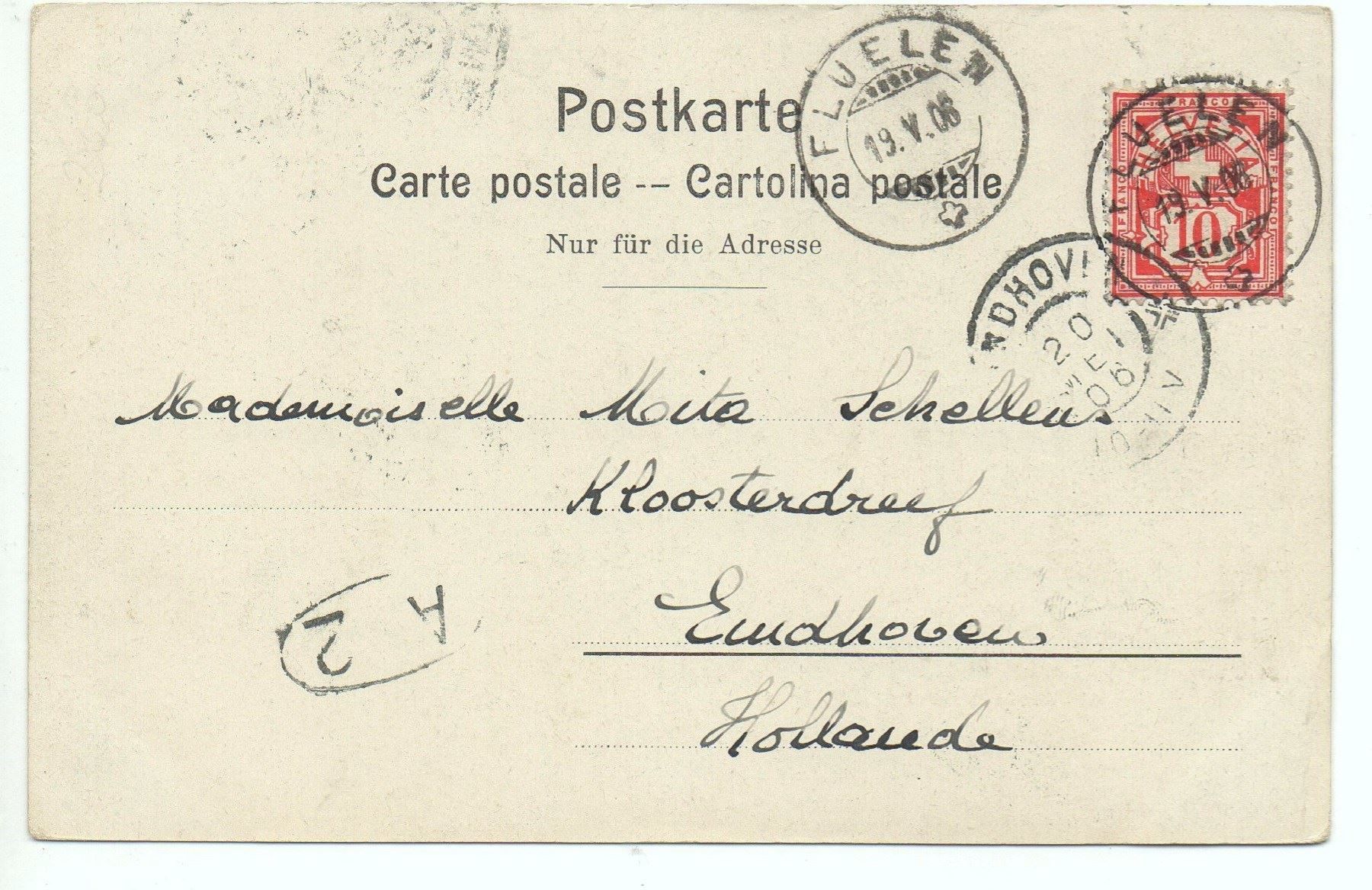 Cartoline postali: VIERWALDSTÄTTERSEE Salon-Dampfer Uri – Usato da Jona venduto da philajona 1