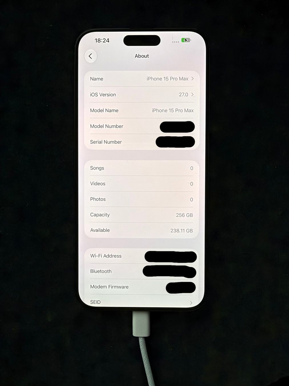 Apple Handys / Smartphones: Apple iPhone 15 Pro Max Black Titanium 256GB – Gebraucht aus Pully von Lion188 3