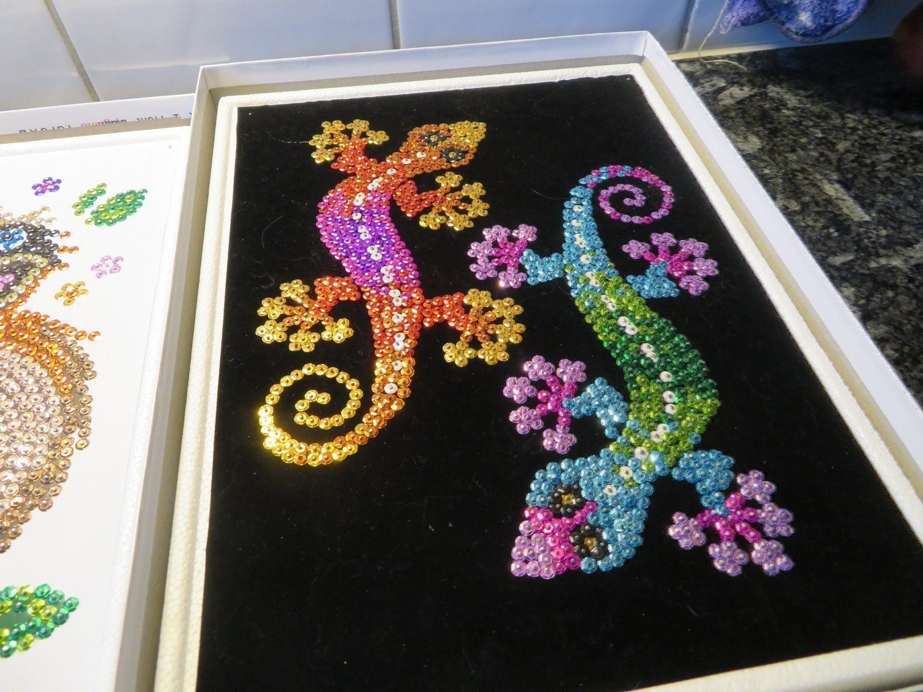 Kit bricolage: 6x Bastelst mit   4x   Sequin  Art – Usato da Rüfenacht BE venduto da tial70 8