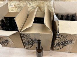 Bierflaschen leer 33cl 4 Kartons neu, Total 96 Flaschen