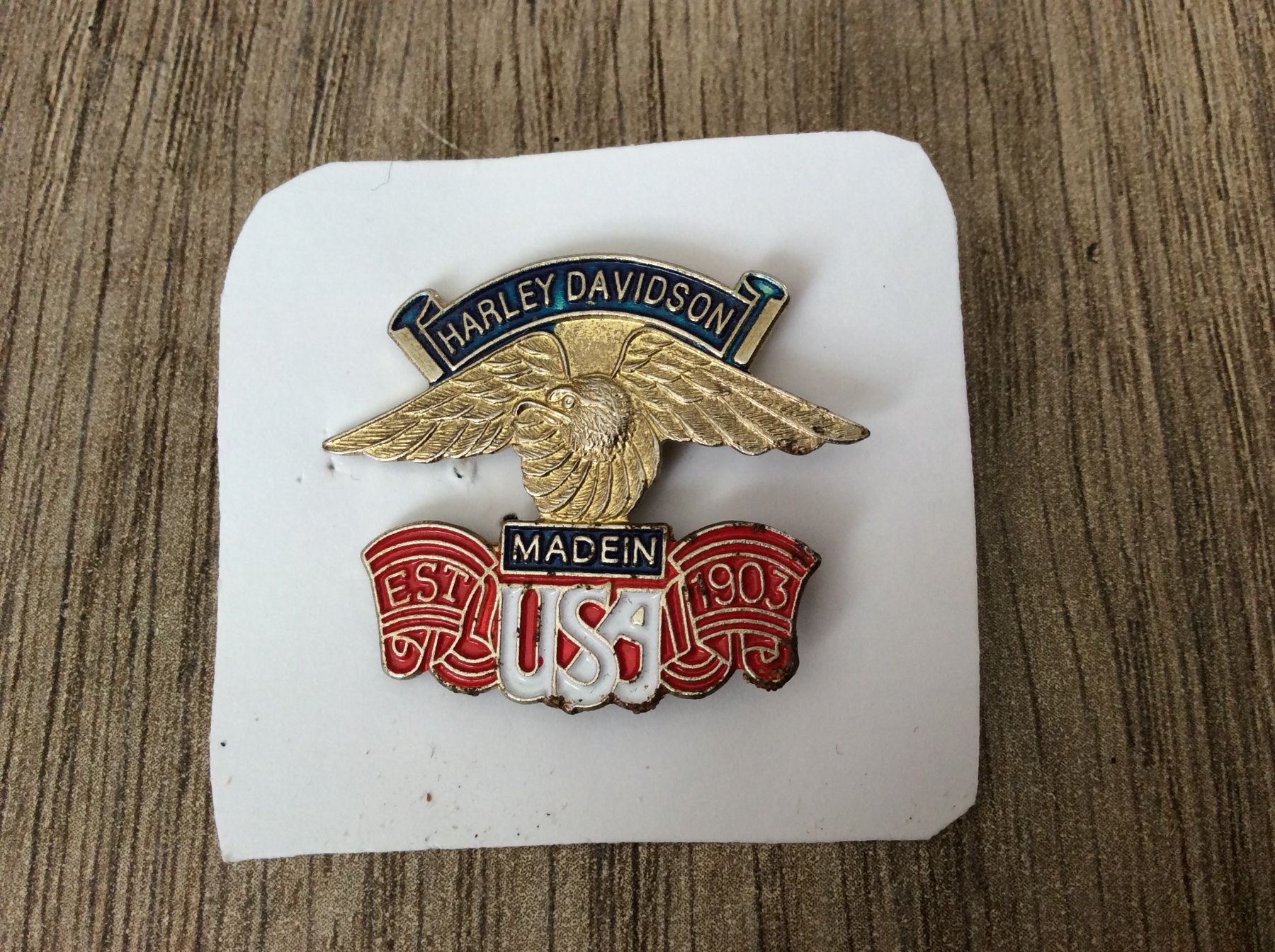 Harley-Davidson Placchette & Badge: 1 Pin Harley Davidson USA – Usato da Triesen / Liechtenstein venduto da Edgardo55
