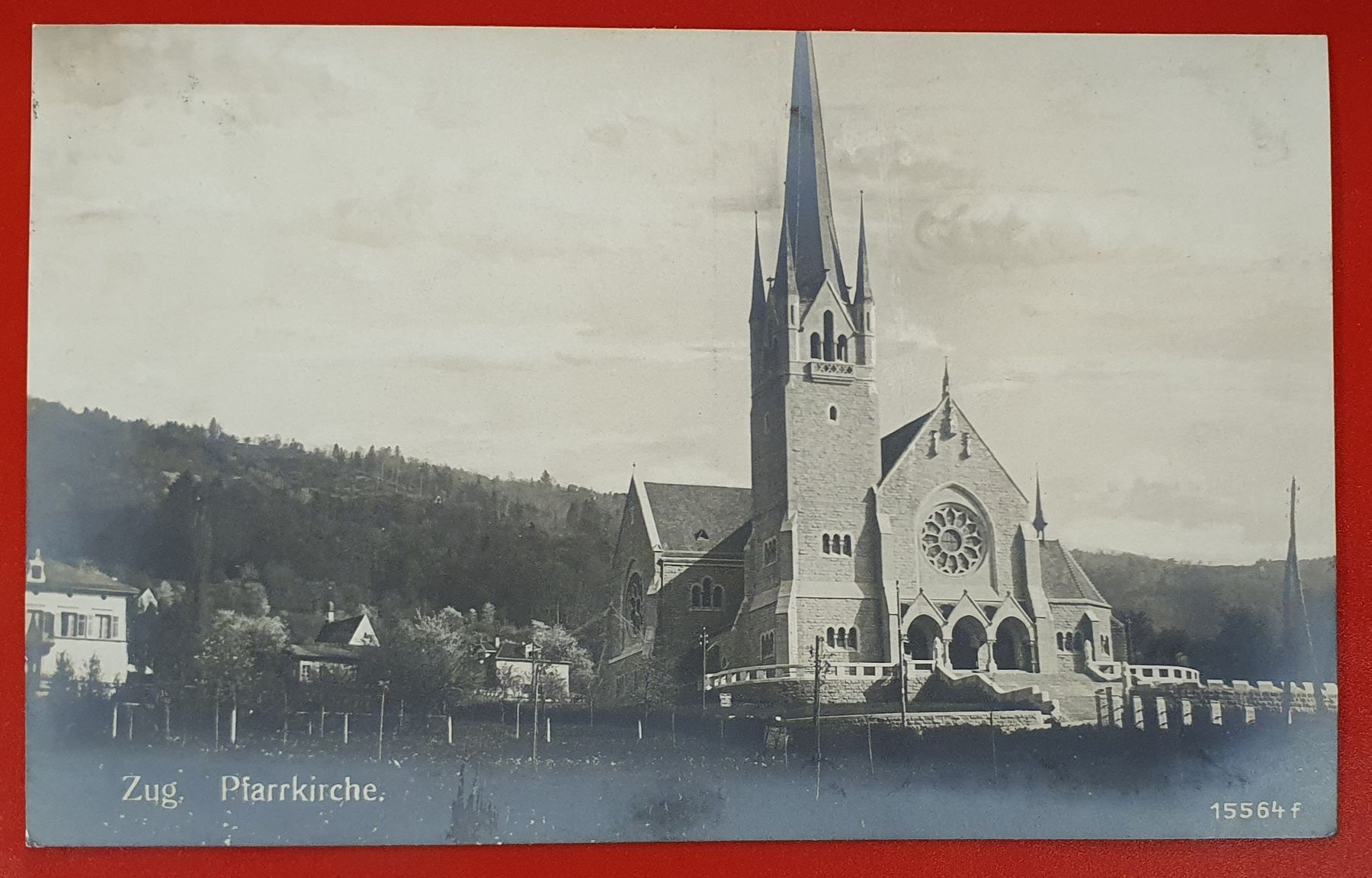 Cartes postales: Zug 1919 -Pfarrkirche – D'occasion à Kreuzlingen par Rschweiz1
