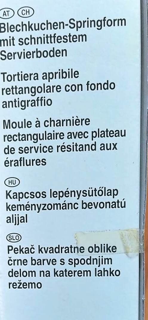 Moules à gâteaux: Springform - 42 x 29 x 7 cm - – Neuf avec emballage d'origine à Zürich par 1-2-3-Verkauft 2