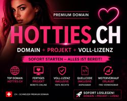 🔥 HOTTIES.CH – Premium-Domain zu verkaufen