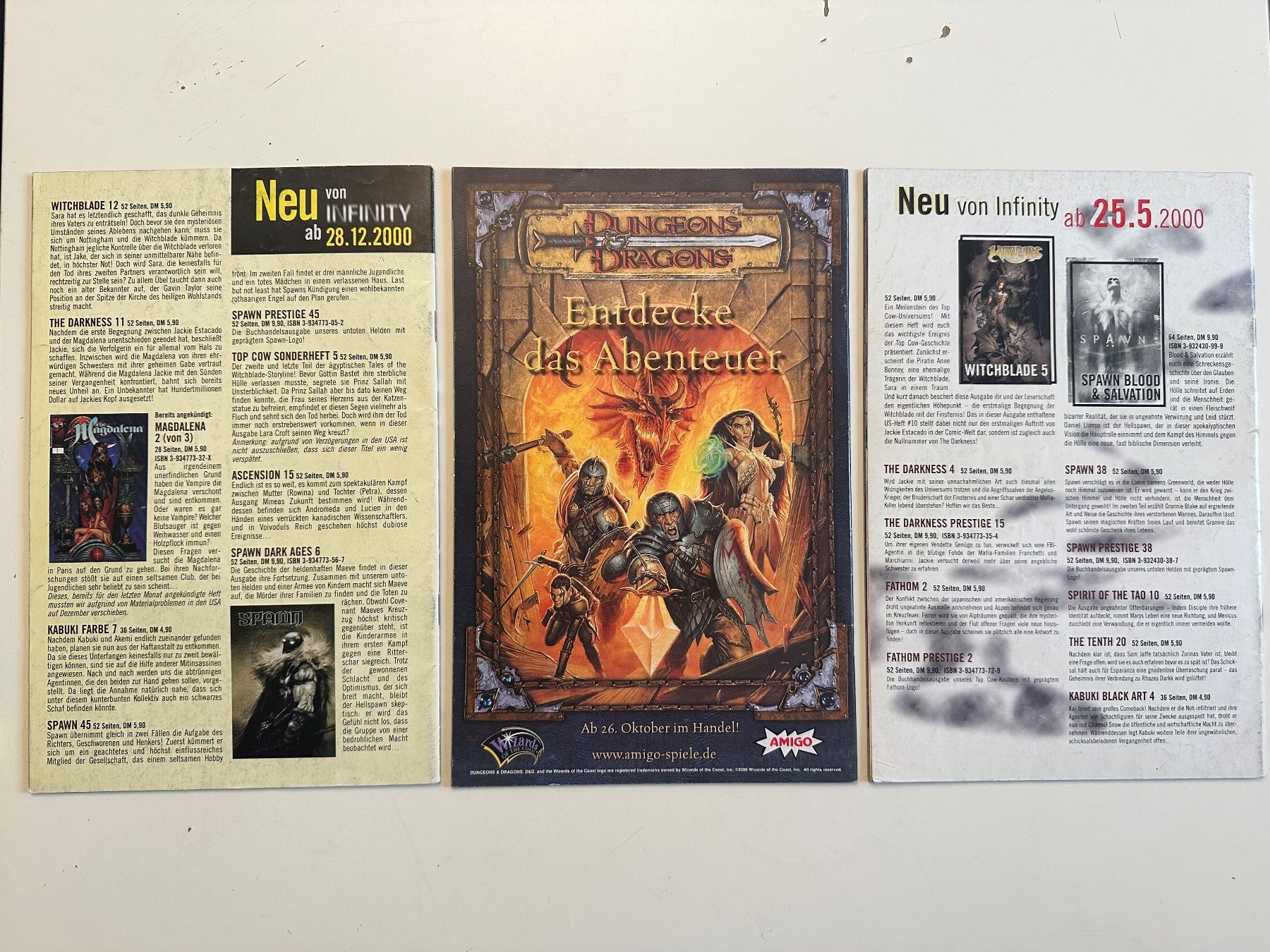 Fumetti: WITCHBLADE 3er Lot Band 4, 10, 11 - INFINITY – Usato da Münsingen venduto da Ganjam 1