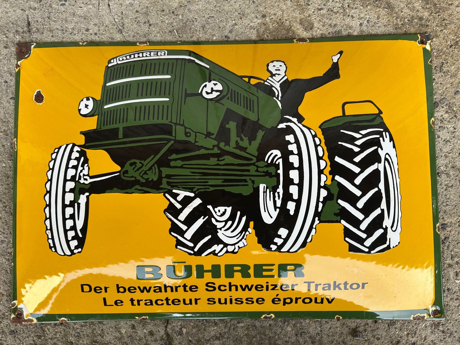 Ecriteaux: Bührer Traktor diesel Schlepper – D'occasion à Reinach AG par rares75