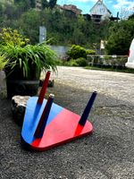 Kinder Tisch rot/blau mit FCB Logo