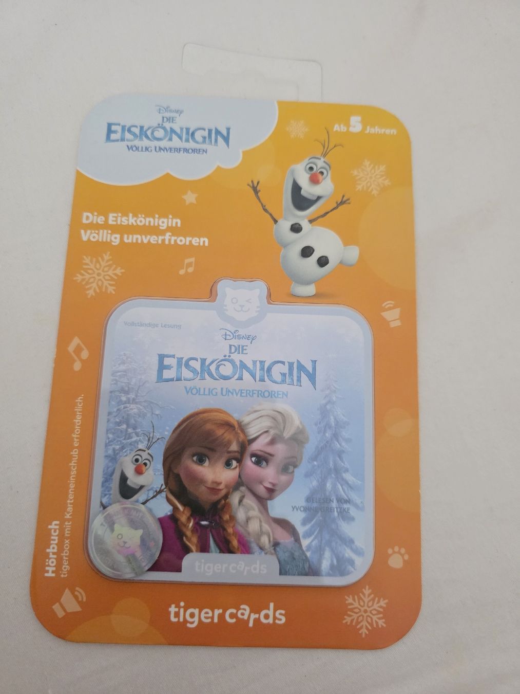 Audiolibri: Originalverpackte Tiger Cards "Eiskönigin" - Neu! – Nuovo e nell'imballaggio originale da Dättwil AG venduto da Njo_x88j