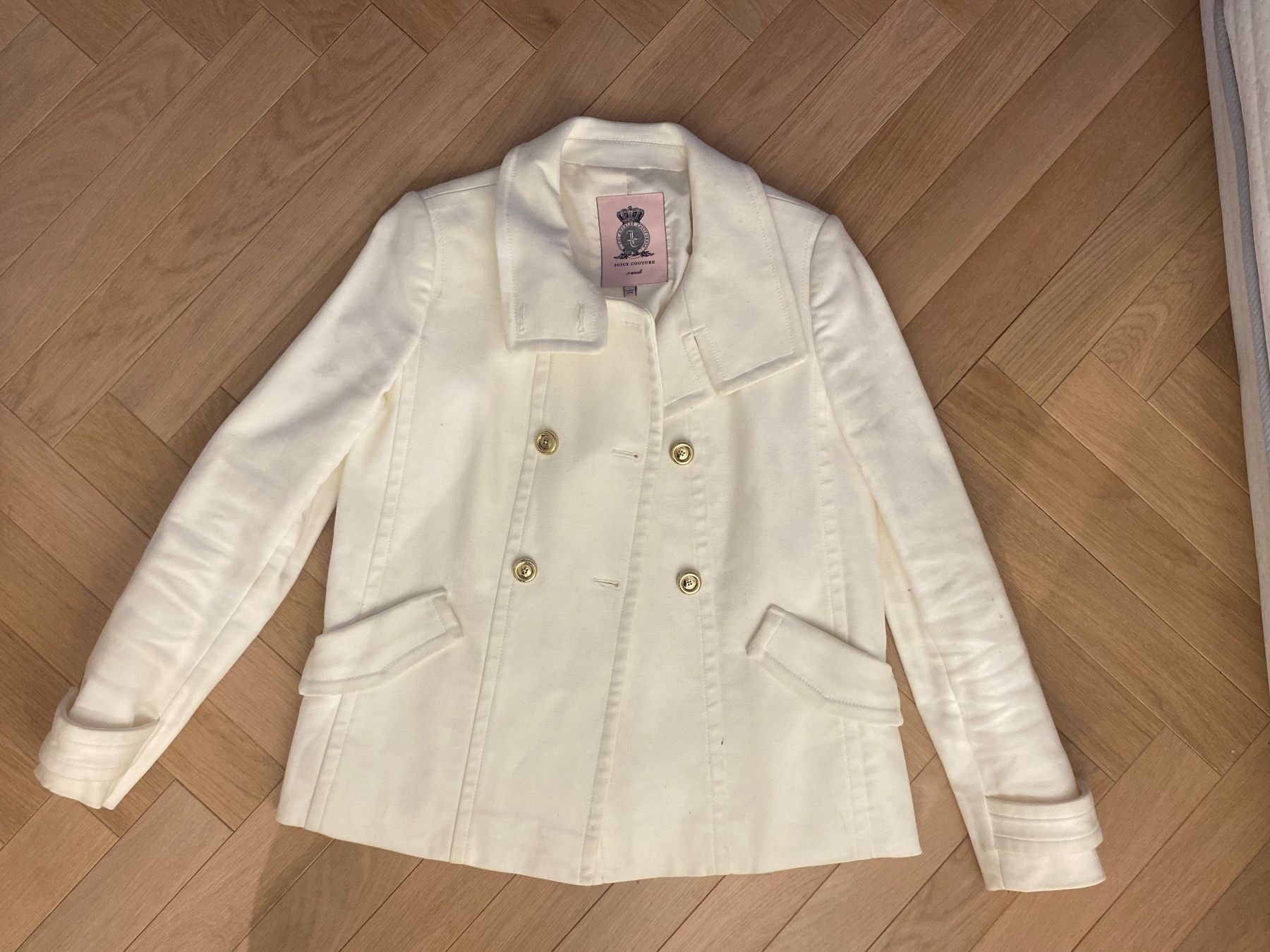 Juicy Couture Cappotti: Juicy couture weisser Halbmantel / Jacke – Nuovo (secondo la descrizione) da Zürich venduto da nadine_elle 1