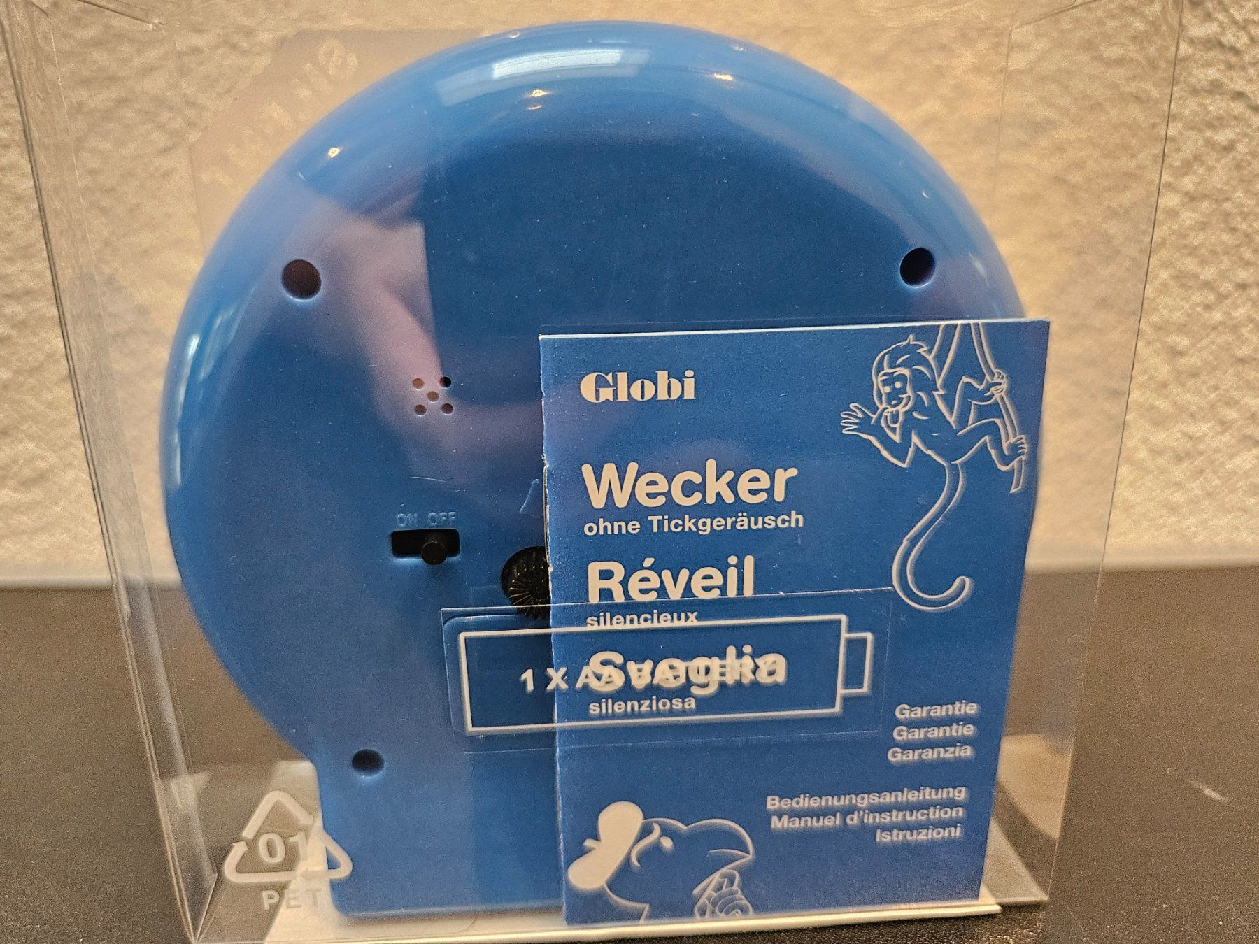 Sveglie: Neu - Globi - Wecker – Nuovo e nell'imballaggio originale da Dagmersellen venduto da Jarsetz_Restposten 1