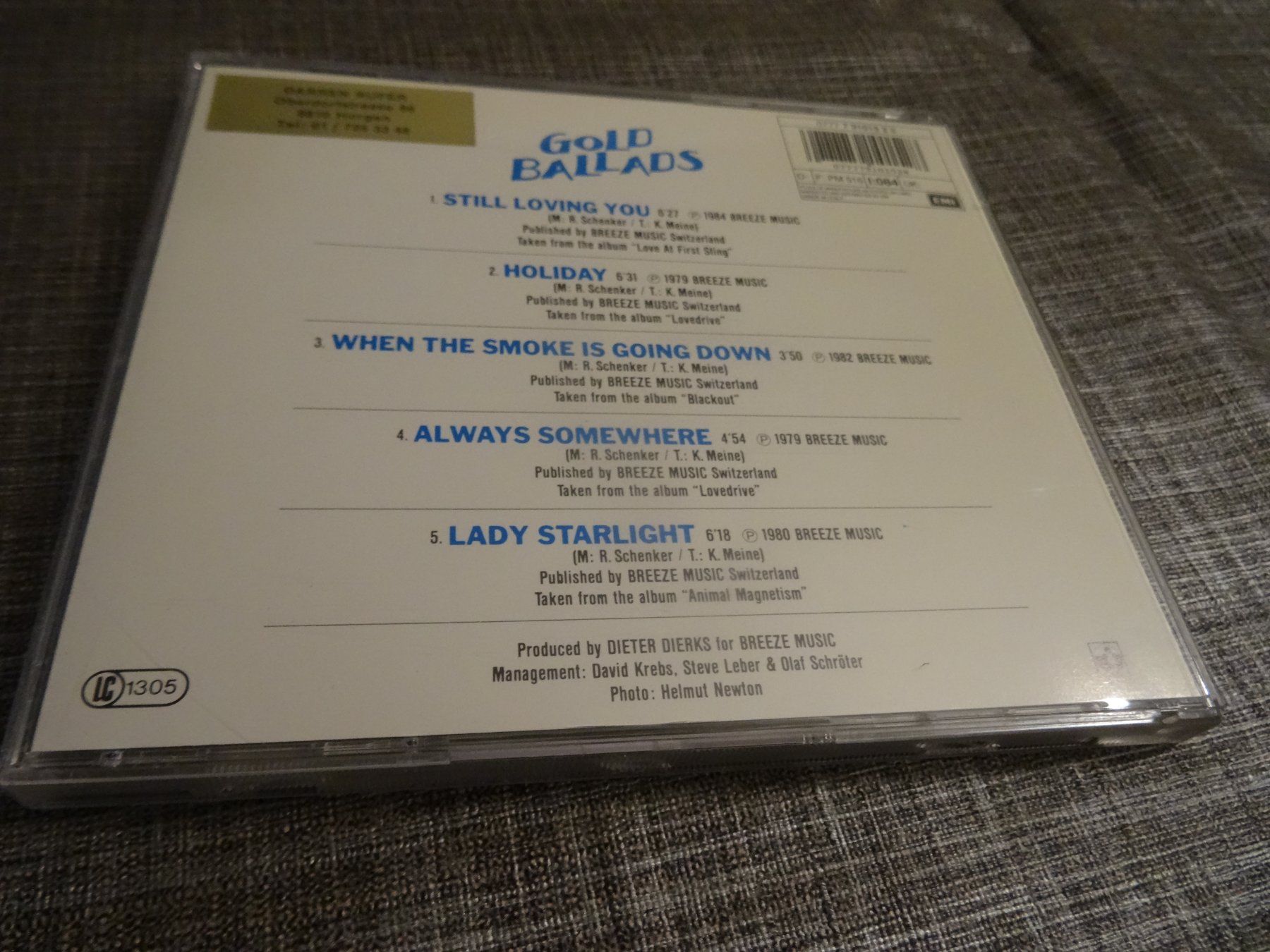 CD: Scorpions - Gold Ballads CD – Usato da Olten venduto da Disc-Ausverkauf 1