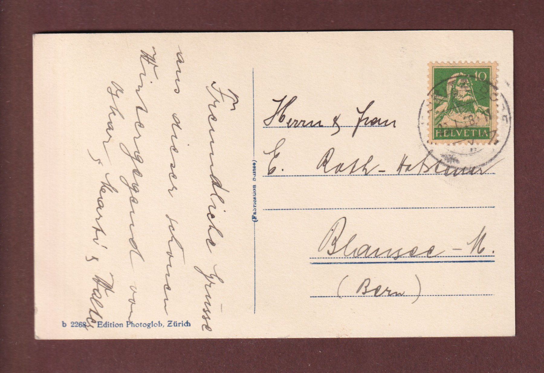 Ansichtskarten: ST. MORITZ-DORF - Schiefer Turm - 1928 – Gebraucht aus Pully von nicecards-shop 1