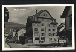 Ennetbaden, Badstrasse mit Hotel Post un