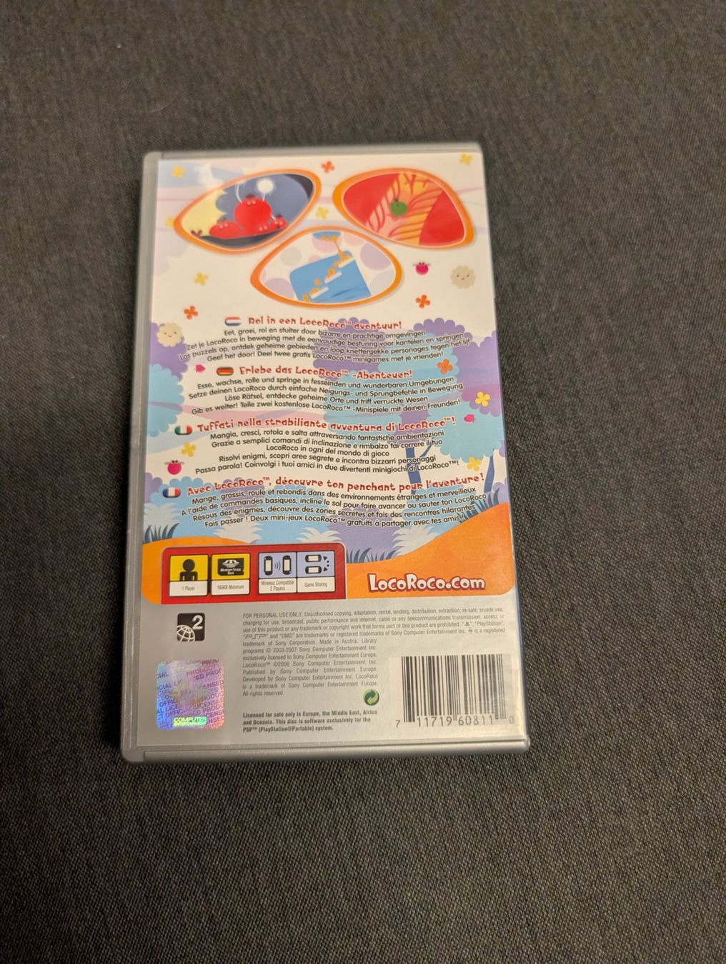 Jeux: Loco Roco Sony psp – D'occasion à Giubiasco par Tici__nerd_Giubiasco 1