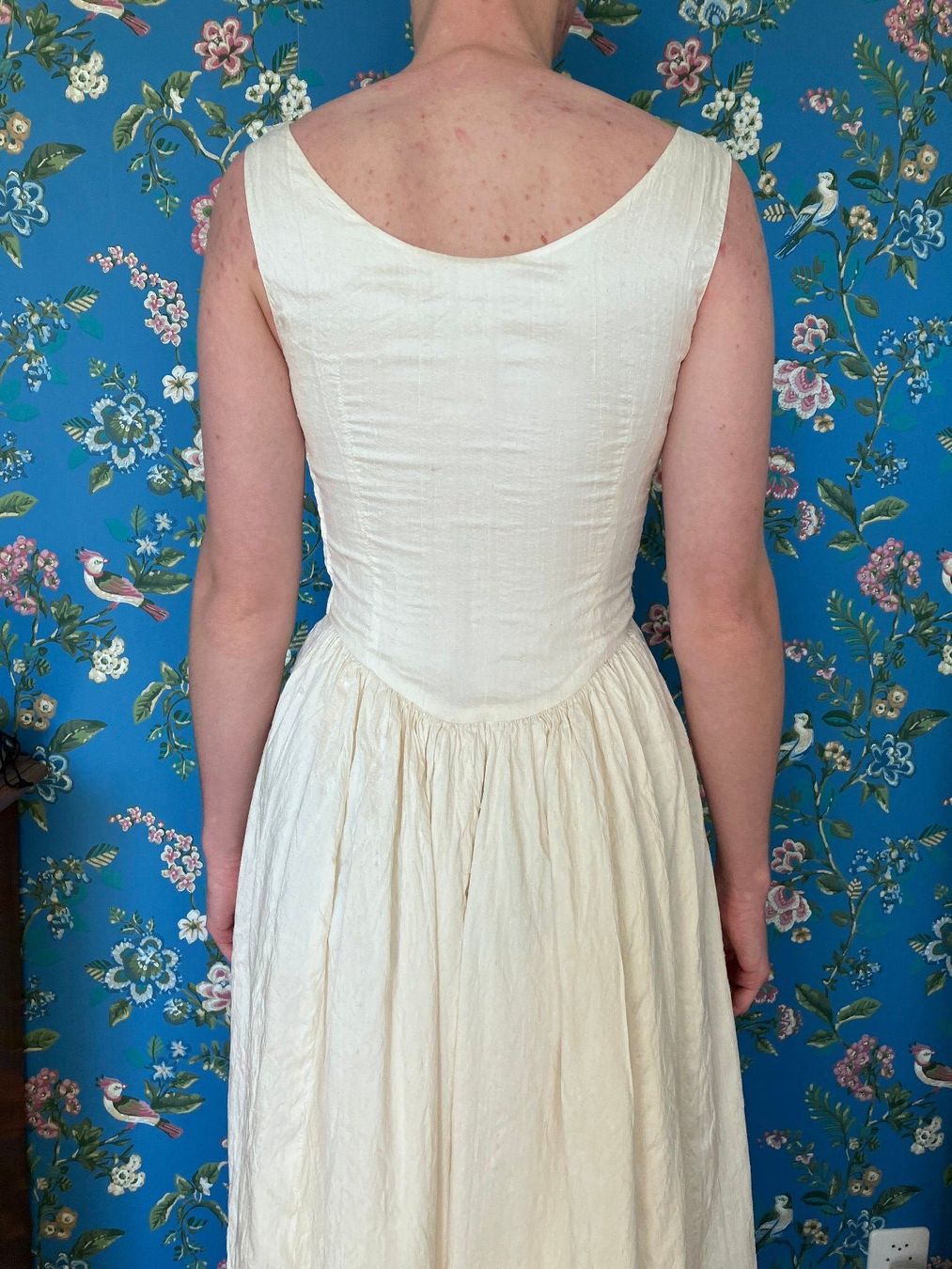 Vestiti: (Hochzeits)Kleid aus Rohseide – Usato da Bolligen venduto da fam_6dzp 4