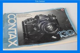 Contax 139 instruction booklet