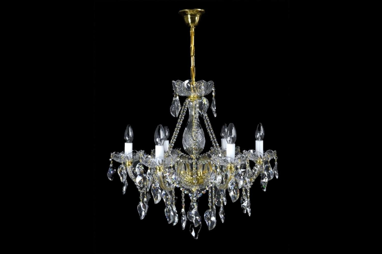 Lampadari & plafoniere: Kronleuchter Bien 6 Gold – Nuovo e nell'imballaggio originale da Glattfelden venduto da Bohemiancrystal