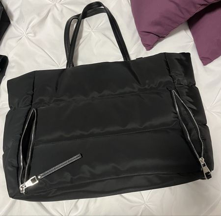 Schwarze Winter Stepp Tasche / Handtasche - Top Zustand!