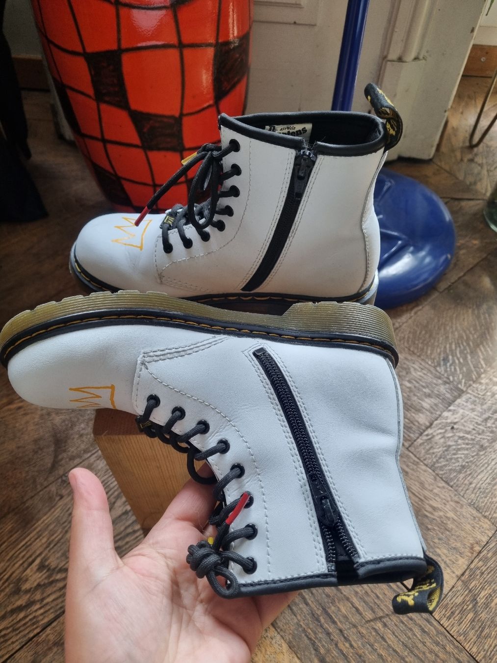 Dr. Martens Scarpe da uomo: Dr. Martens Basquiat, taille 36, bottes enfant – Usato da Fribourg venduto da sal_5ln6 3
