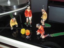 antike Fussball Figuren Fussballspiel mit Mechanik Guss