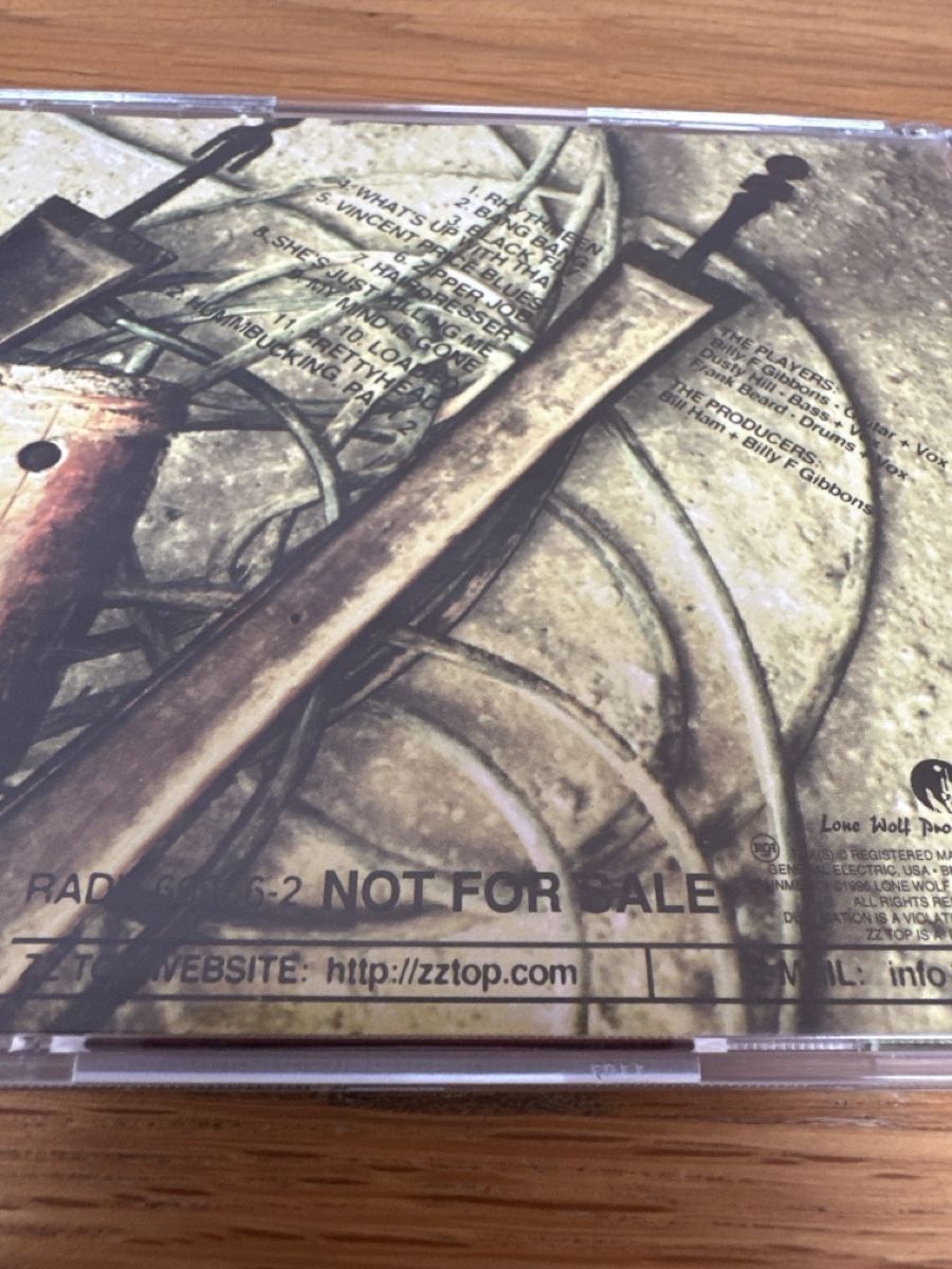 CDs: ZZ Top Advance Rhythmen Promo CD – Gebraucht aus Däniken SO von cash63 1