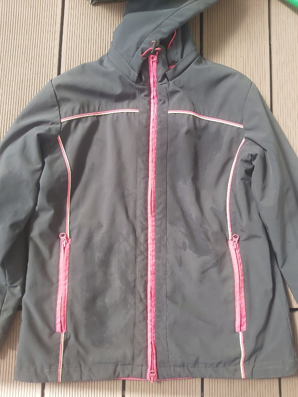 Giacche & Cappotti: Atrium Kinderjacke grau pink Grösse 158/164 – Usato da Gunzwil venduto da Meli_kung