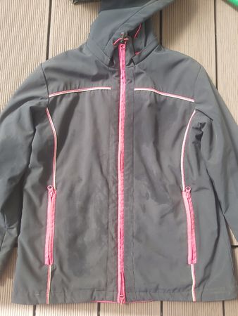 Atrium Kinderjacke grau pink Grösse 158/164