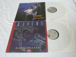 2x Maxi Radiorama - aliens + desires 80er 90er DJ Club Sound