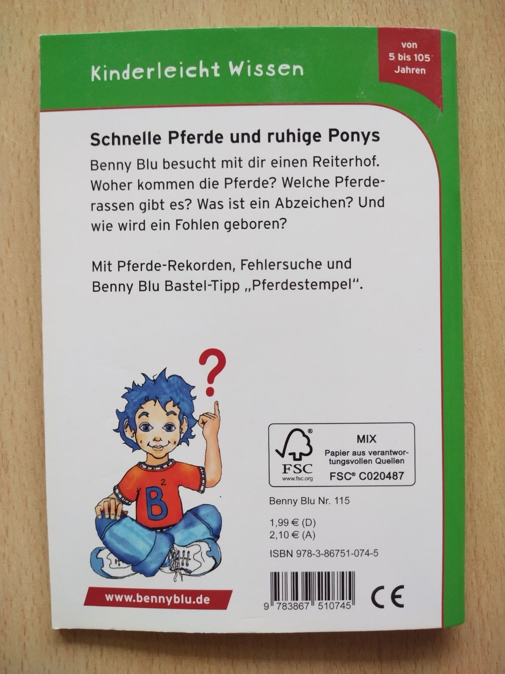 Bücher: Benny Blu - Pferde / Schön, schnell und stark – Neu (gemäss Beschreibung) aus Jona von Argus36 1