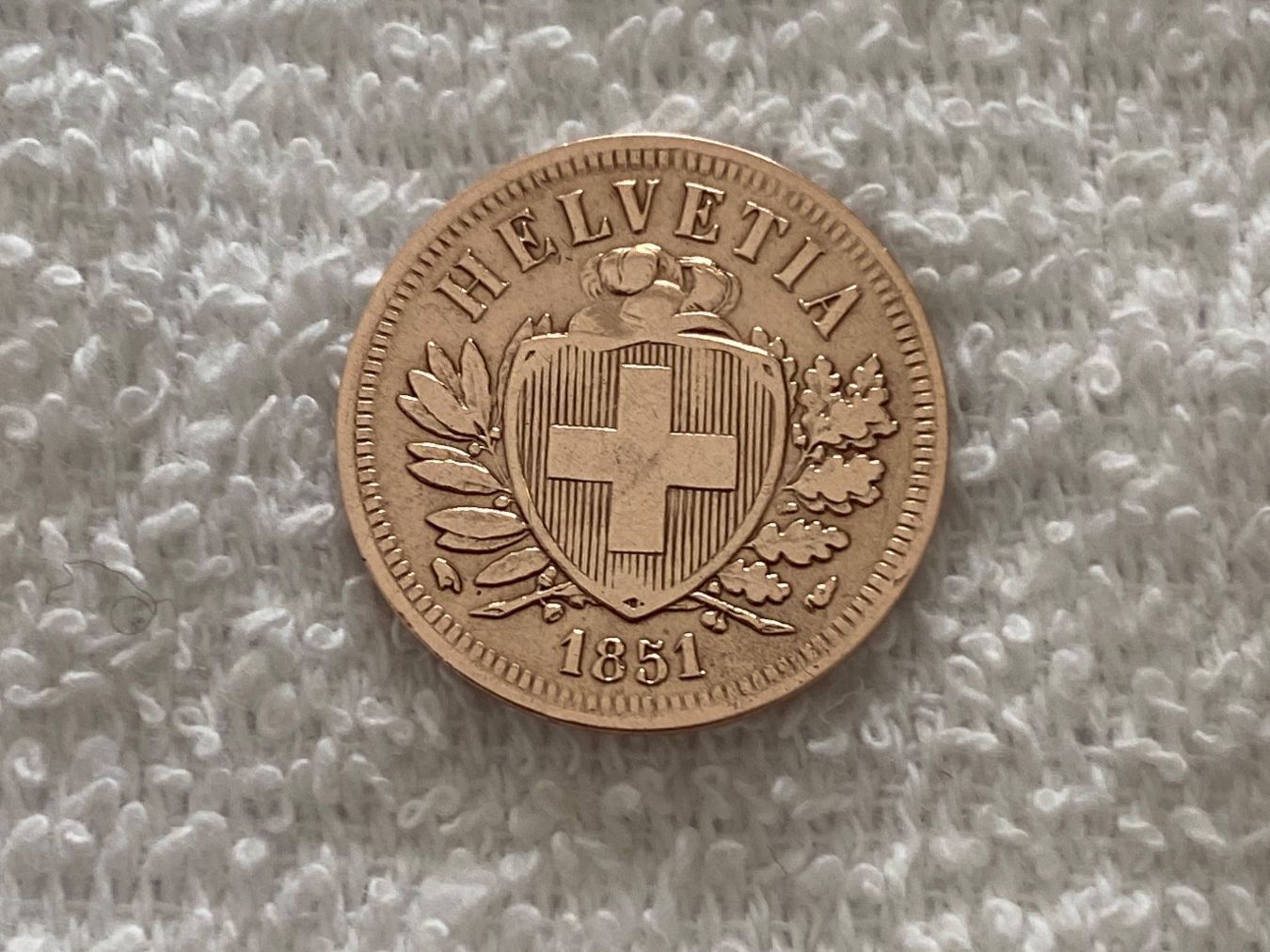 Tutti le monete: 2 centimes/Rappen 1851 – Usato da Nyon venduto da Ilmi09