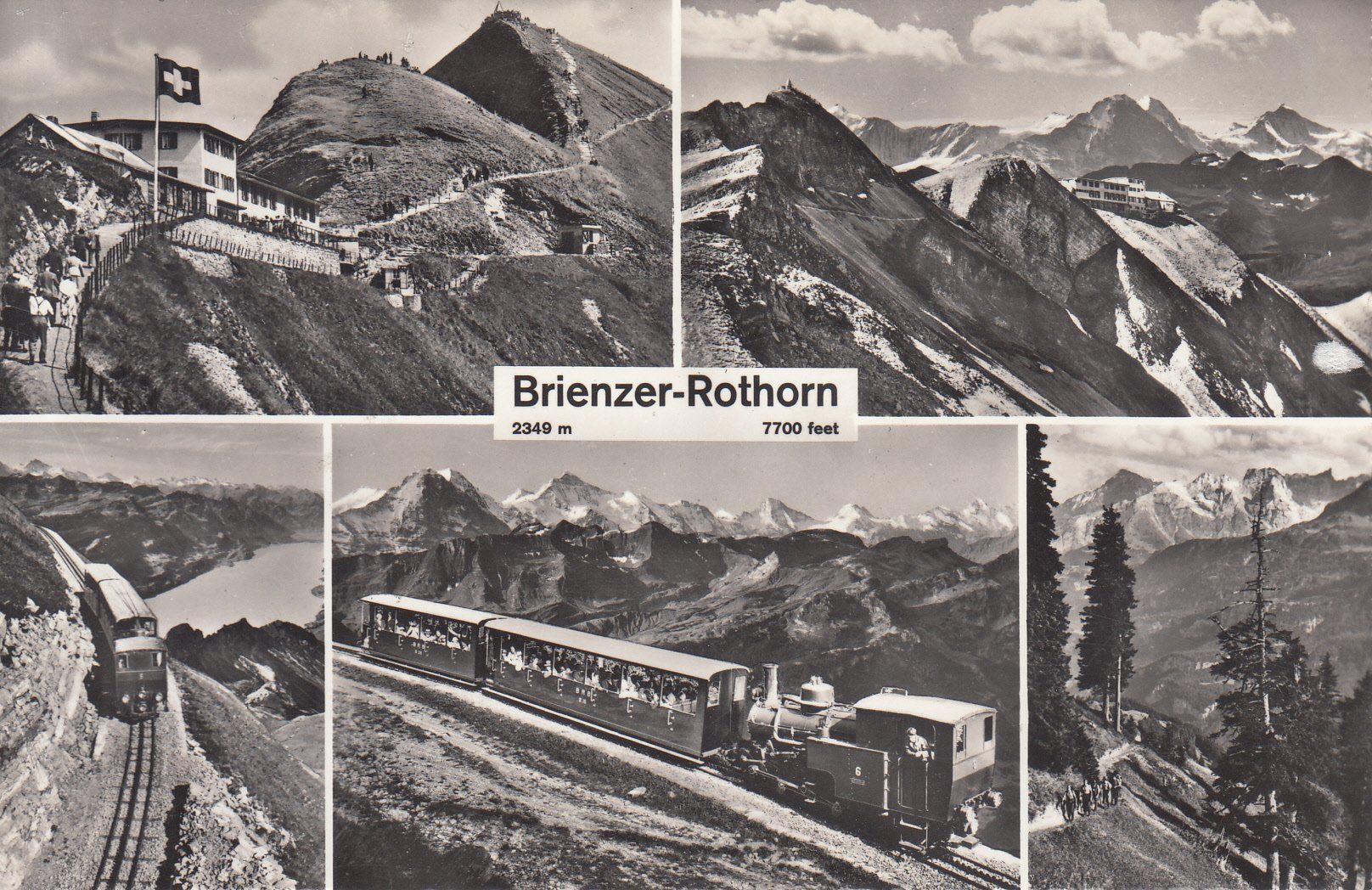 Ansichtskarten: Brienzer Rothorn 1961 – Gebraucht aus Bürglen TG von StampGraf