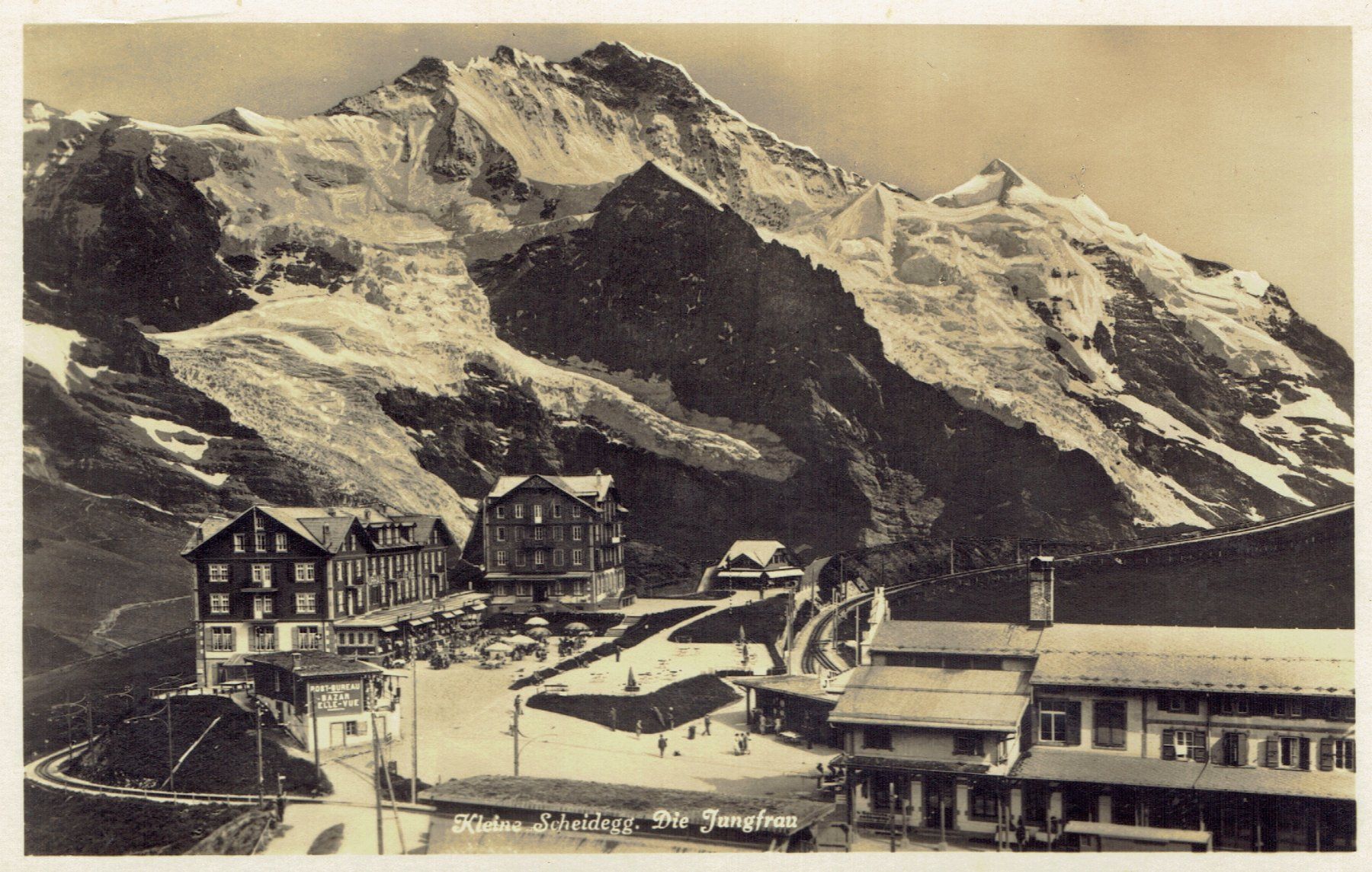 Cartoline postali: Kleine Scheidegg BE, um 1930 – Usato da Otelfingen venduto da Schmitte9