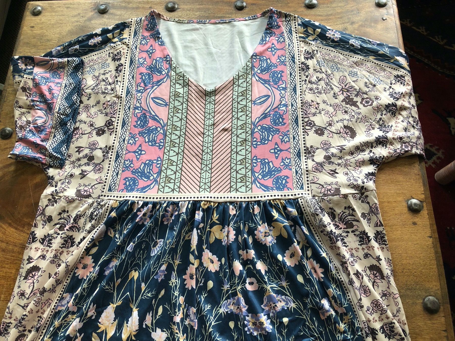 Vestiti: wunderschönes Tunika Kleid - weit + luftig - Boho Gr. 44 – Nuovo e nell'imballaggio originale da Ittenthal venduto da Hwaggis 2