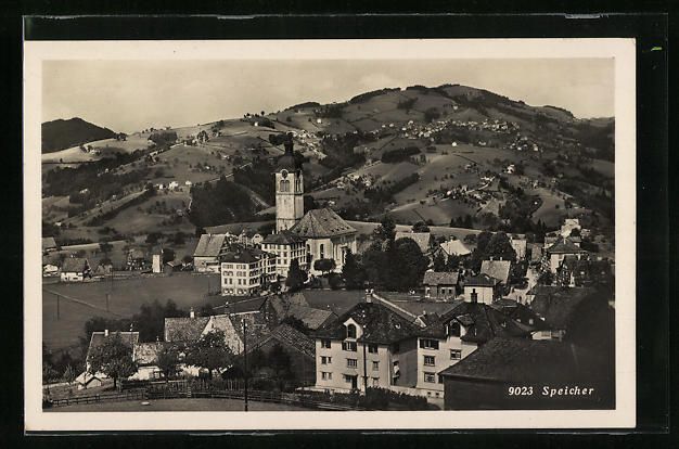Cartoline postali: Speicher, Blick auf den Ort und die Kirc – Usato da Berlin venduto da bartko-reher