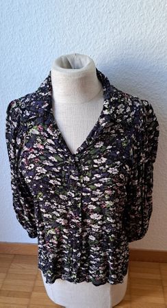 GANNI Bluse mit Blumenprint Grösse 36