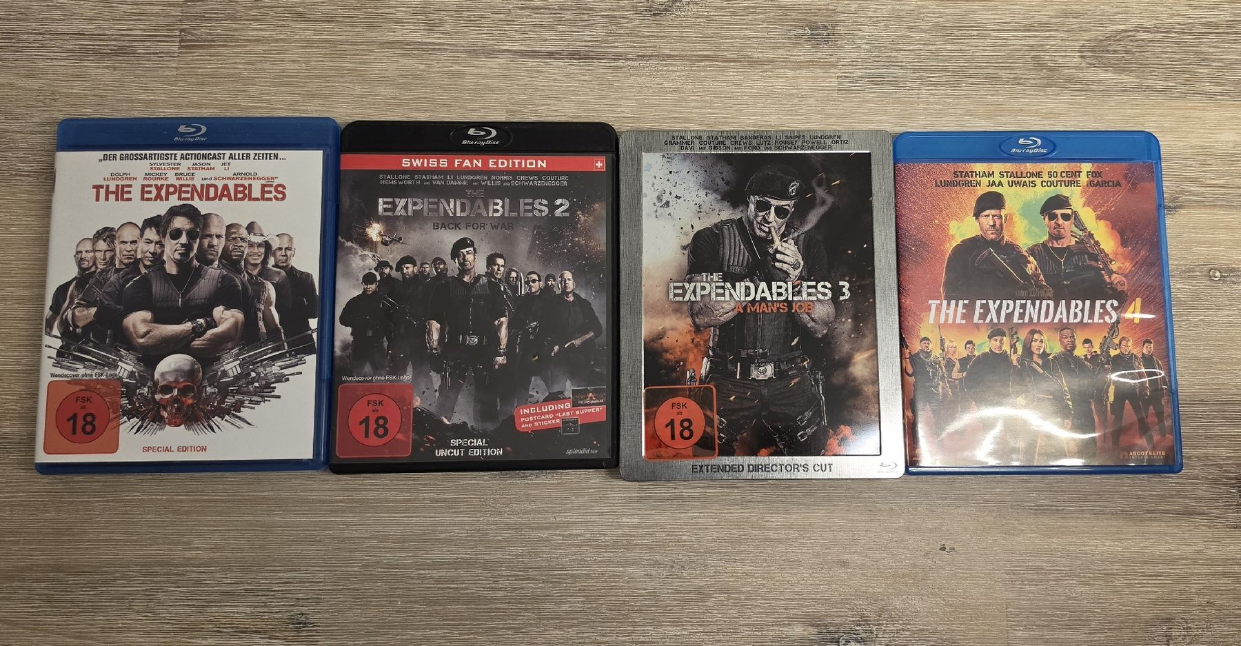 Tutti i DVDs: The Expendables 1-4 – Usato da Küttigen venduto da Michlfan