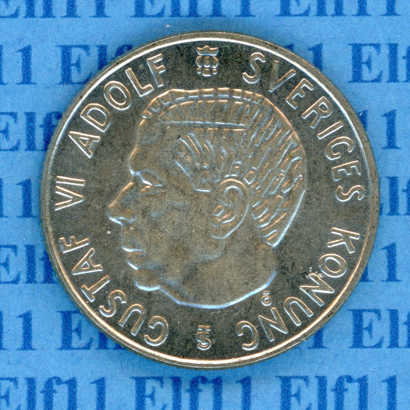 Tutti le monete: SEK___1.00 1954 -unz 1 Krone – Usato da Widnau venduto da Elf11 1