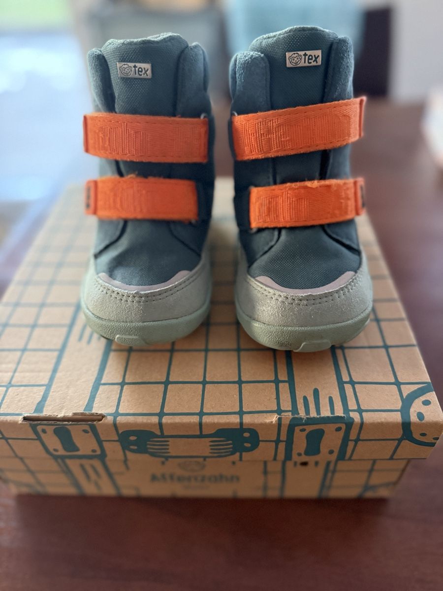 Affenzahn Scarpe per ragazzi: Affenzahn - Kid's Mid Boot Chamude Comfy -Winterschuhe Gr.24 – Usato da Kreuzlingen venduto da hae23