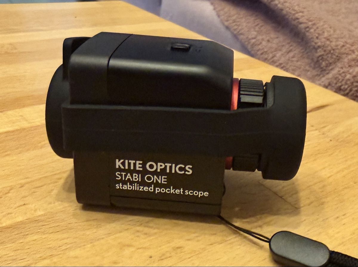 Binocoli: KITE OPTICS STABI ONE stabilized pocket scope neuwertig – Nuovo e nell'imballaggio originale da Herzogenbuchsee venduto da SaRaDe77