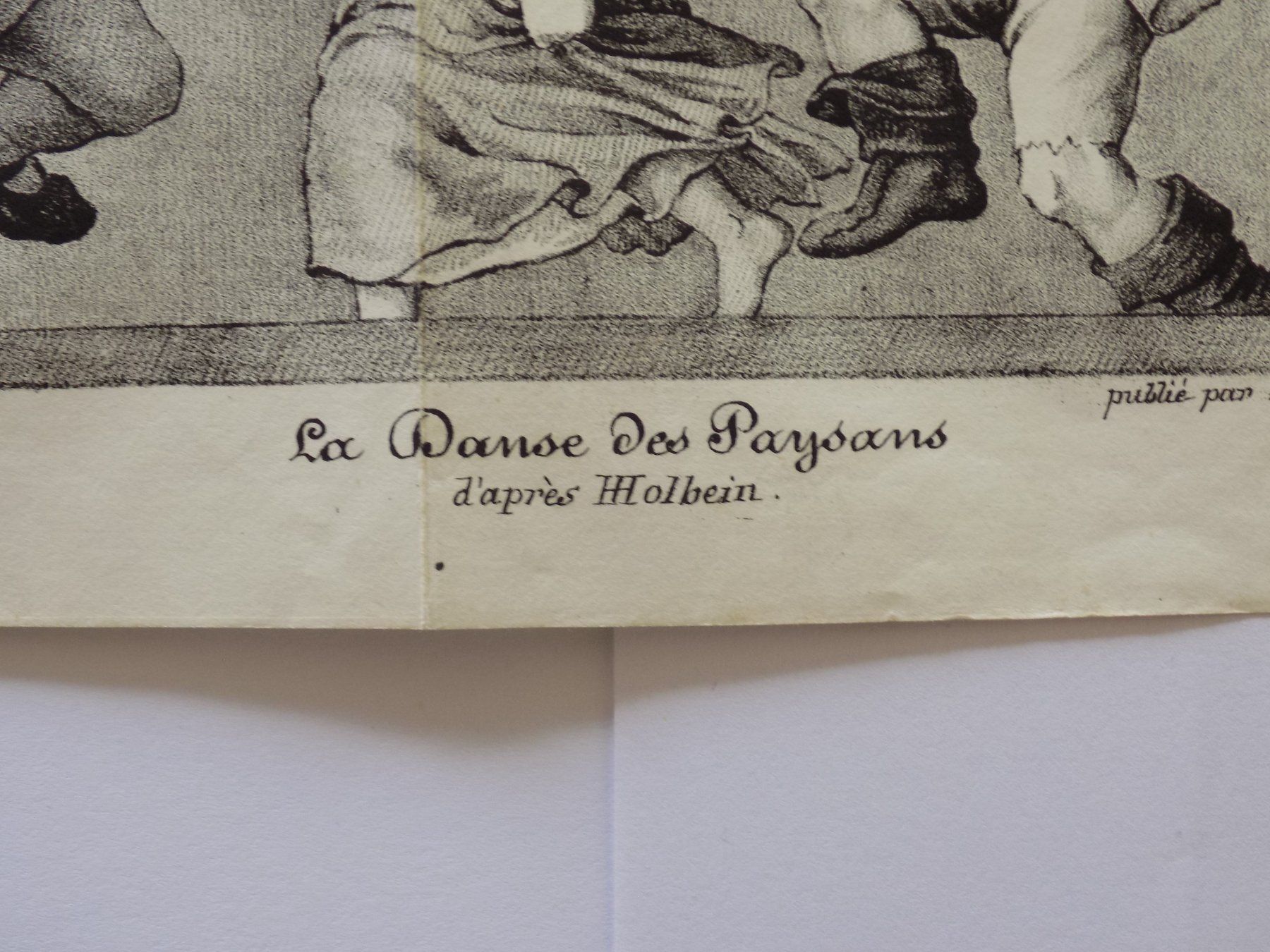 Incisioni: Bauerntanz nach Holbein – Usato da Risch venduto da Rischli15 2