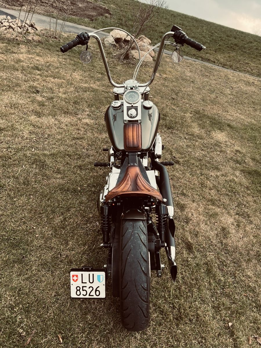 Harley-Davidson Chopper: 1996 Harley Davidson Dyna Wide Glide Precision Bobber – Usato da Meggen venduto da PrecisionBobbers 4