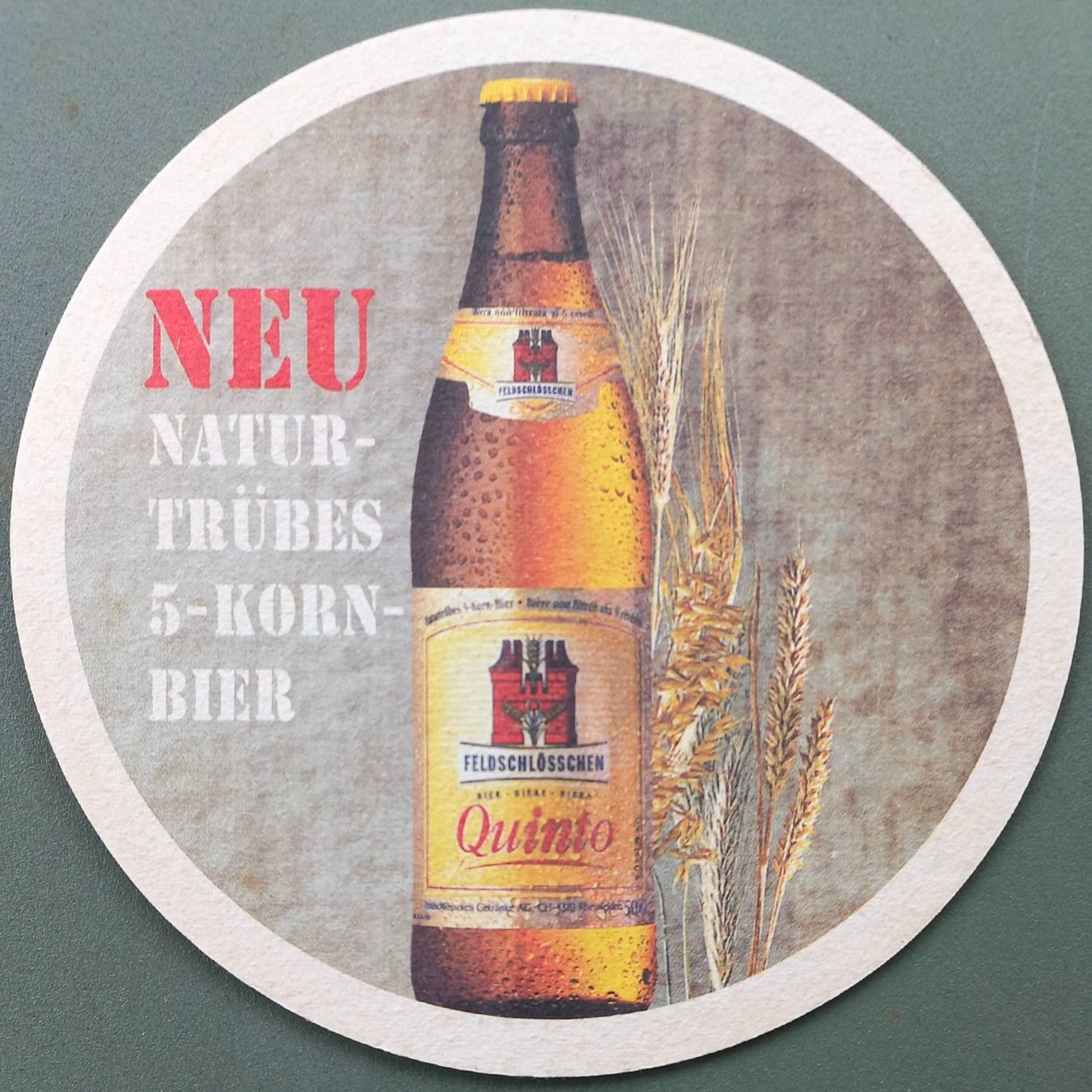 Feldschlösschen Sottobicchieri: Bierdeckel - Feldschlösschen - CH – Usato da Niederuzwil venduto da lubimaja 1