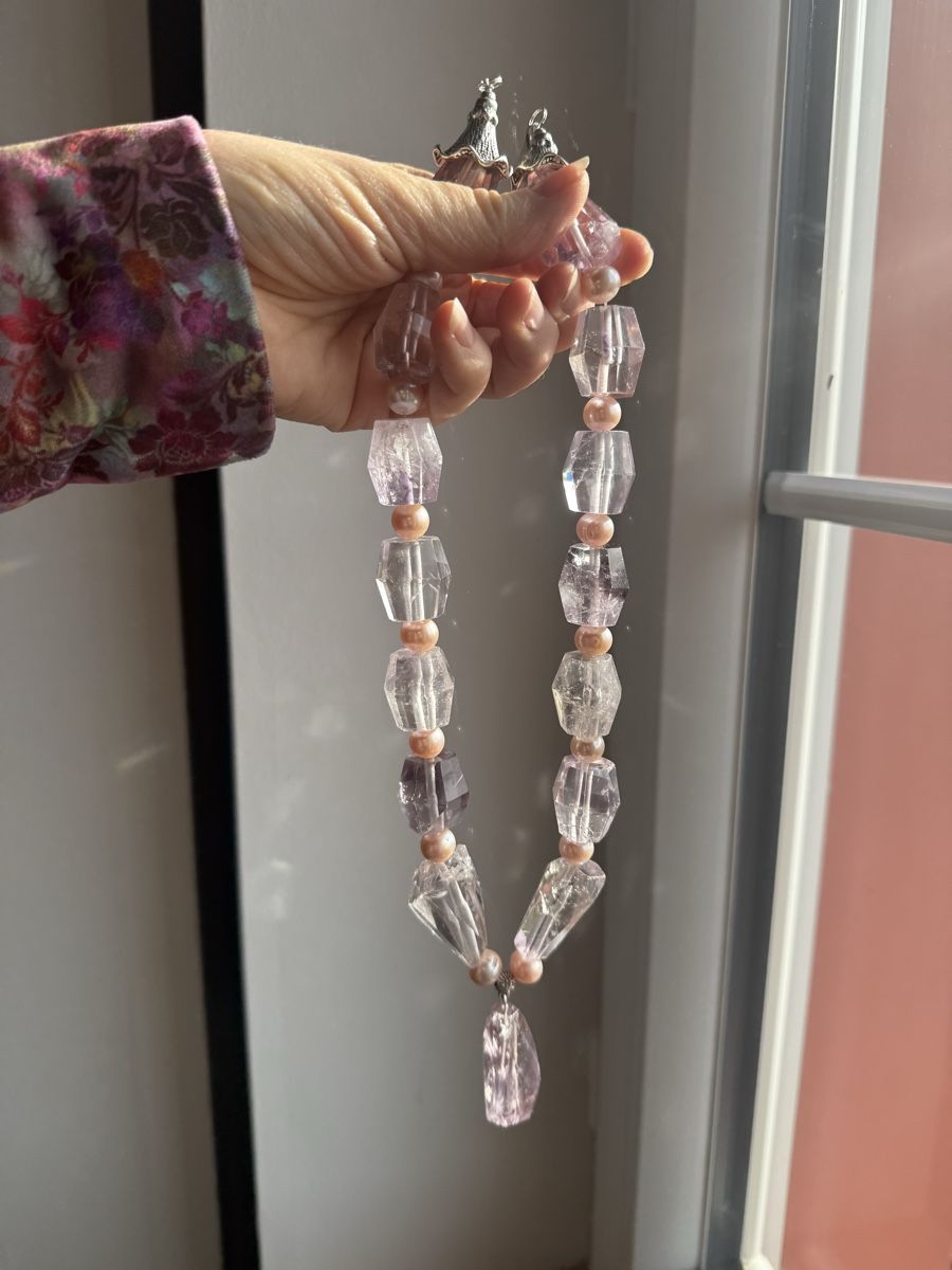 Catenine: Unikat - wunderschöne Amethyst Kette - NEU – Nuovo e nell'imballaggio originale da Basel venduto da Chili007 6