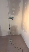 70er Vintage Aluminium Stehlampe, minimalistische Spotlampe