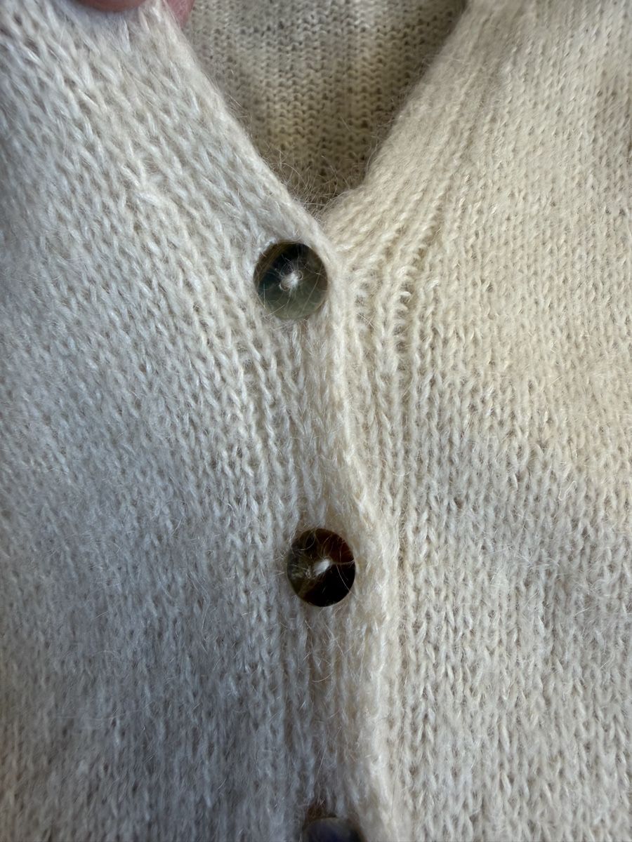 Maglioni & Felpe: Cardigan in seta mohair handmade – Nuovo (secondo la descrizione) da Cademario venduto da Iby_30 4
